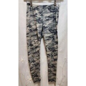 NO BOUNDARIES GIRLS SMALL 3-5 GREEN CAMO LEGGING PANTS COMFY RELAXED STRETCHY